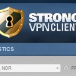 StrongVPN satt opp til norsk server