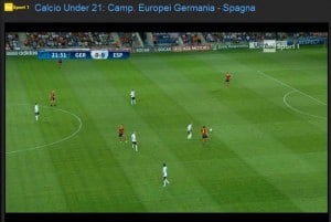 Klipp fra Tyskland - Spania i U21 EM på Rai Sport