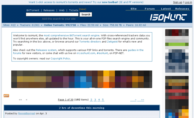 What to do with IsoHunt gone?