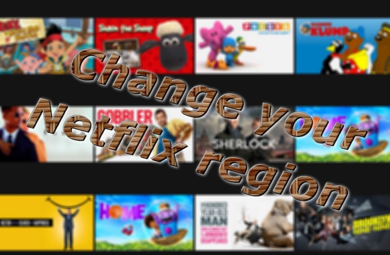 change your netflix region