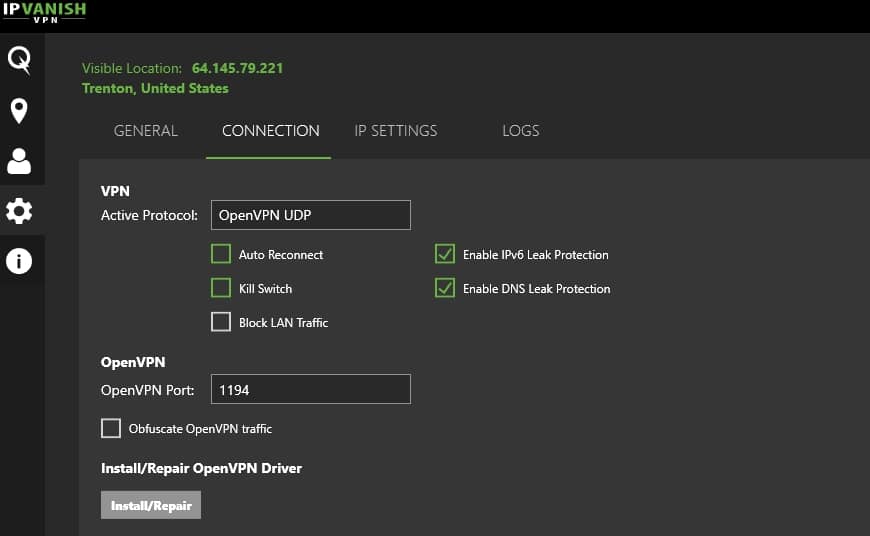 ipvanish-new-client-connection-settings