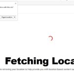 youtube tv fetching your location