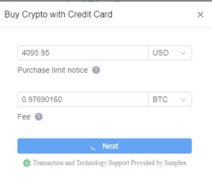 buying credit card crypto kucoin
