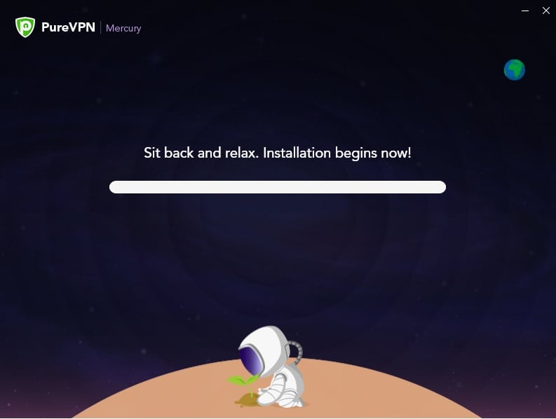 Life is just about to start - Installing PureVPN