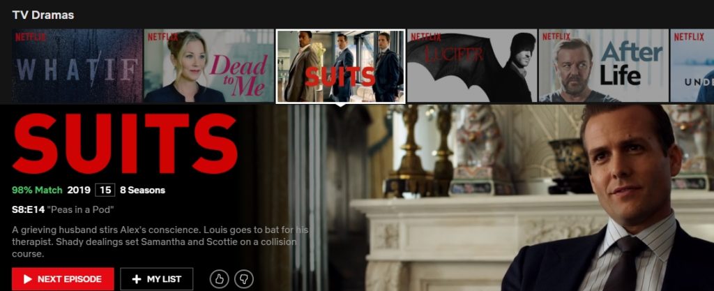 Did you know that you can stream the brand new episodes of Suits immediately on Netflix in England?