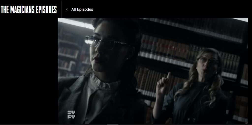I am watching The Magicians on SYFY abroad using NordVPN