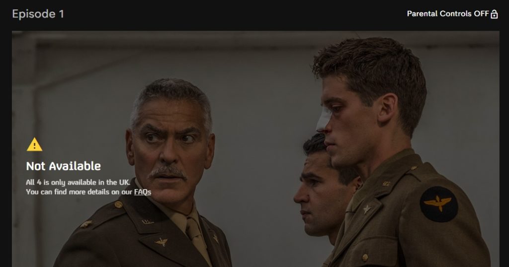 How to watch Catch-22 on Channel 4 abroad?