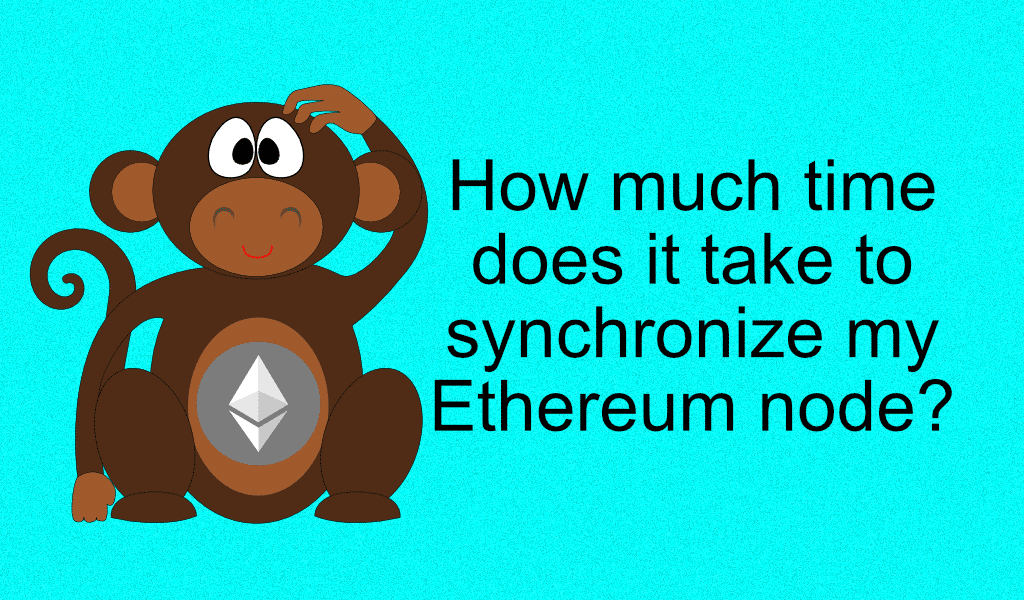 How long time does it take to synchronize an Ethereum node?