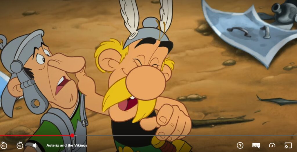 Can I watch Asterix and the Vikings and other Asterix movies on Netflix? Where? How?