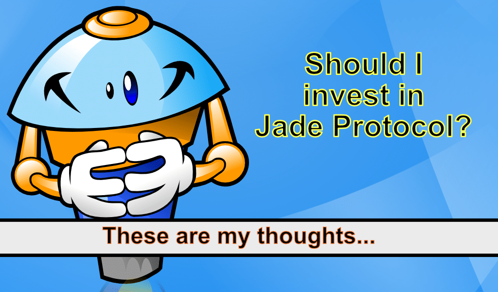 My first impression of Jade Protocol - Should you invest?