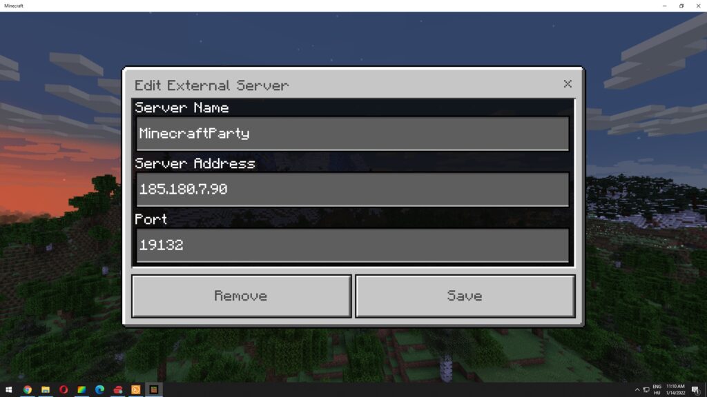 minecraft party server