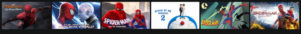 Spider-Man-Inhalte auf Netflix