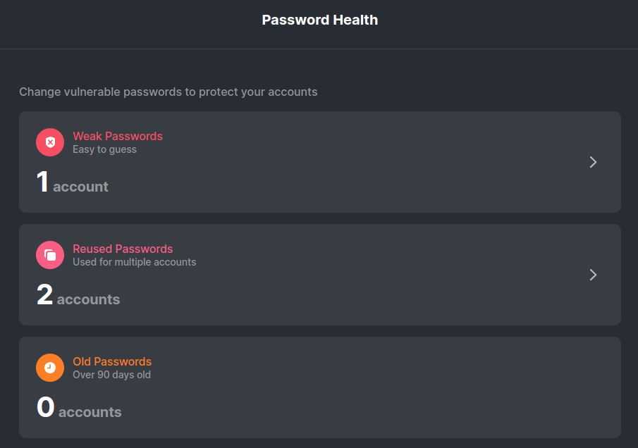 password health for nordpass