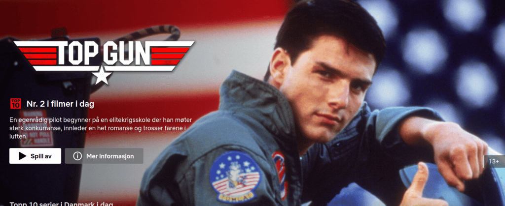 How to watch Top Gun (1986) on Netflix?