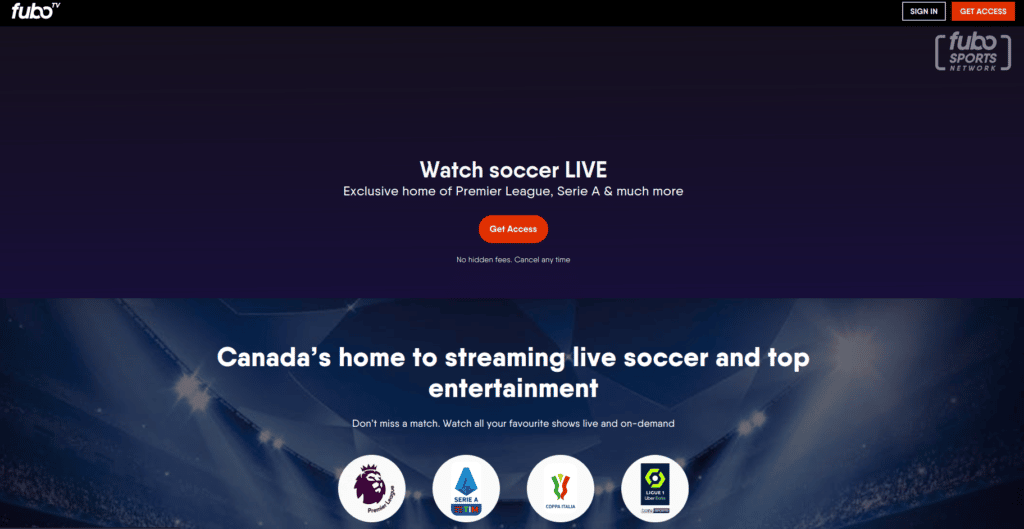 ¿Cómo ver FuboTV Canadá en el extranjero? ¿Qué VPN usar?