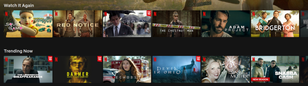 Nur Netflix-Originalinhalte