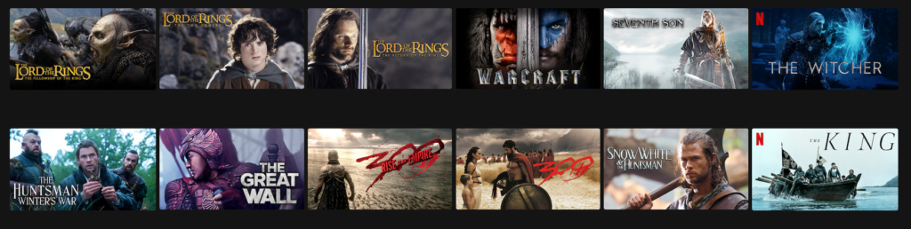 the lord of the rings on netflix