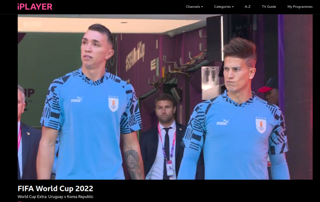 Coupe du Monde de la FIFA sur BBC iPlayer