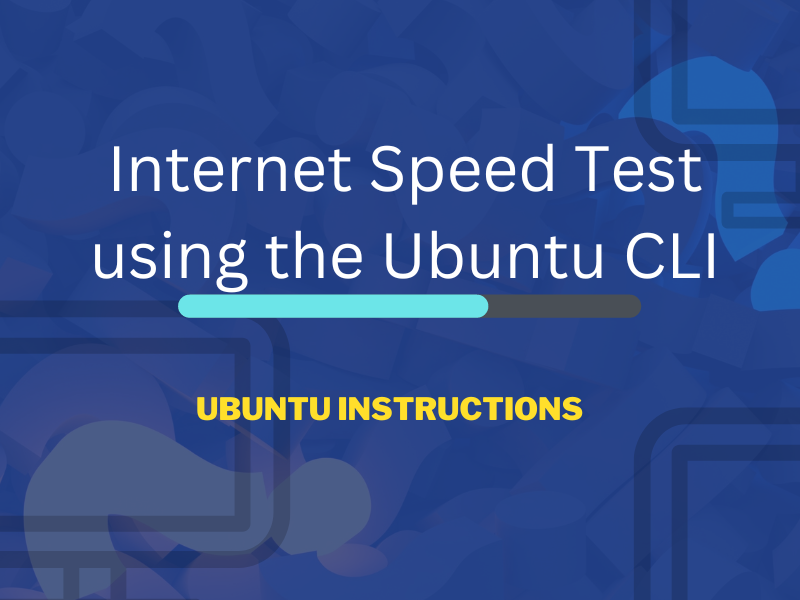 How to test my Internet speed using the command line in Ubuntu?