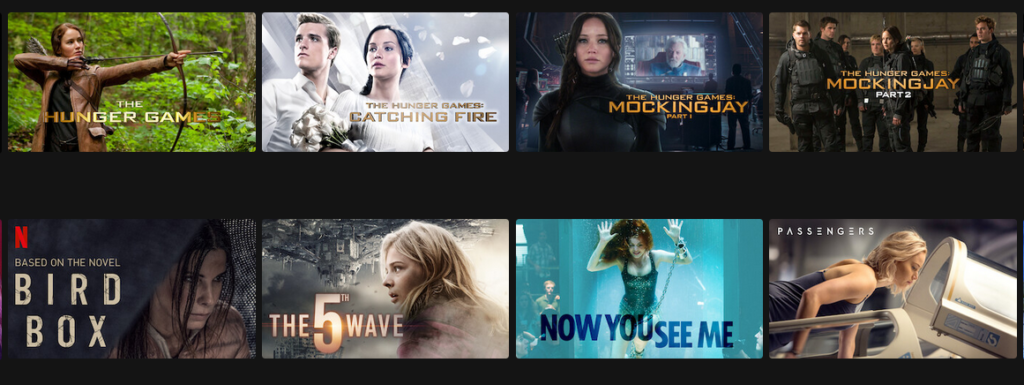 the hunger games on netflix